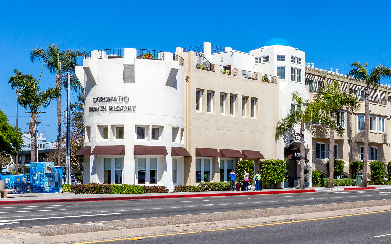 Coronado Beach Resort homepage hero image